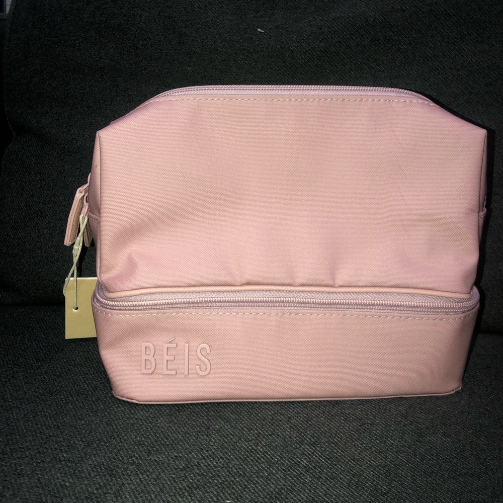BEIS cosmetic organizer in atlas pink